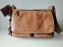 Greenburry Expedition Torebka na ramię skórzana 36 cm brown