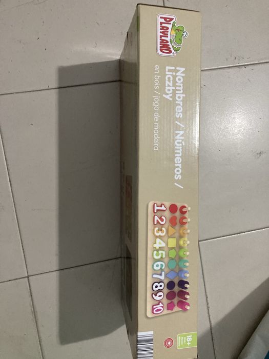 Playland jogo números em madeira Novo