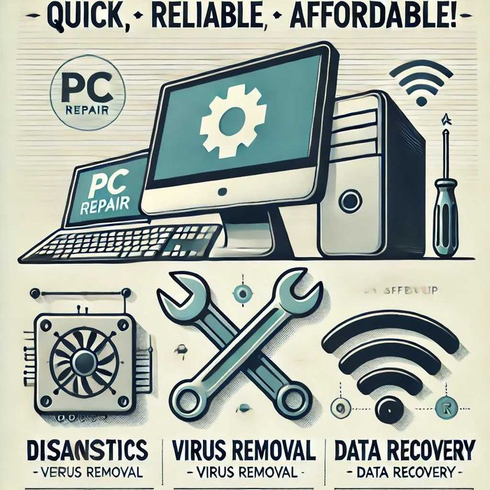 Ремонт ПК, ремонт комп'ютерів, комп'ютерний майстер, ремонт ноутбуків