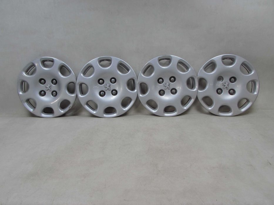 PEUGEOT 206 KOLPAKI ORYGIANALNE FELGI KOMPLET 14&quot; 9658517380 4X108