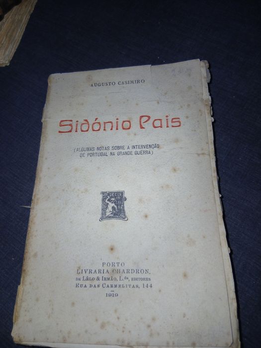 Antigo livro Primeira edição Ano 1919