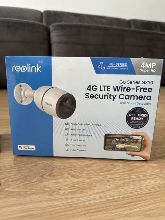 IP камера Reolink Go Series G330 4G LTE + сонячна панель