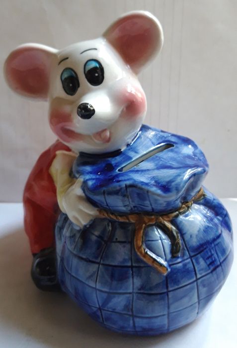 Копилка Мышка банкир.