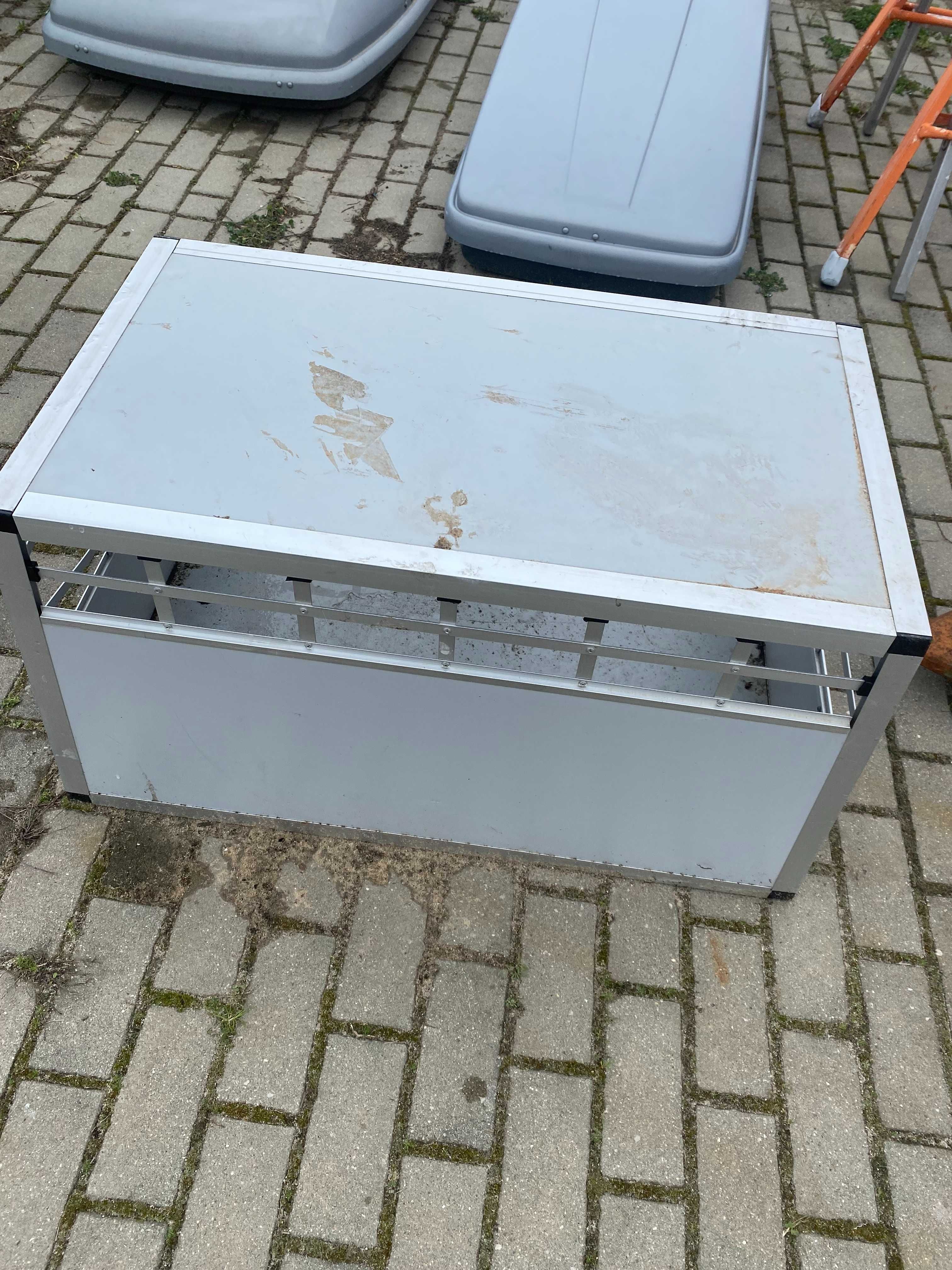 Transporter dla psa - aluminiowy - kształt trapezu