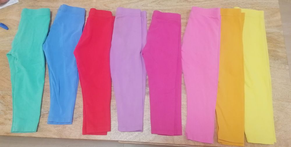 Legginsy Next zestaw 8szt. Rozm. 98 2-3 lata