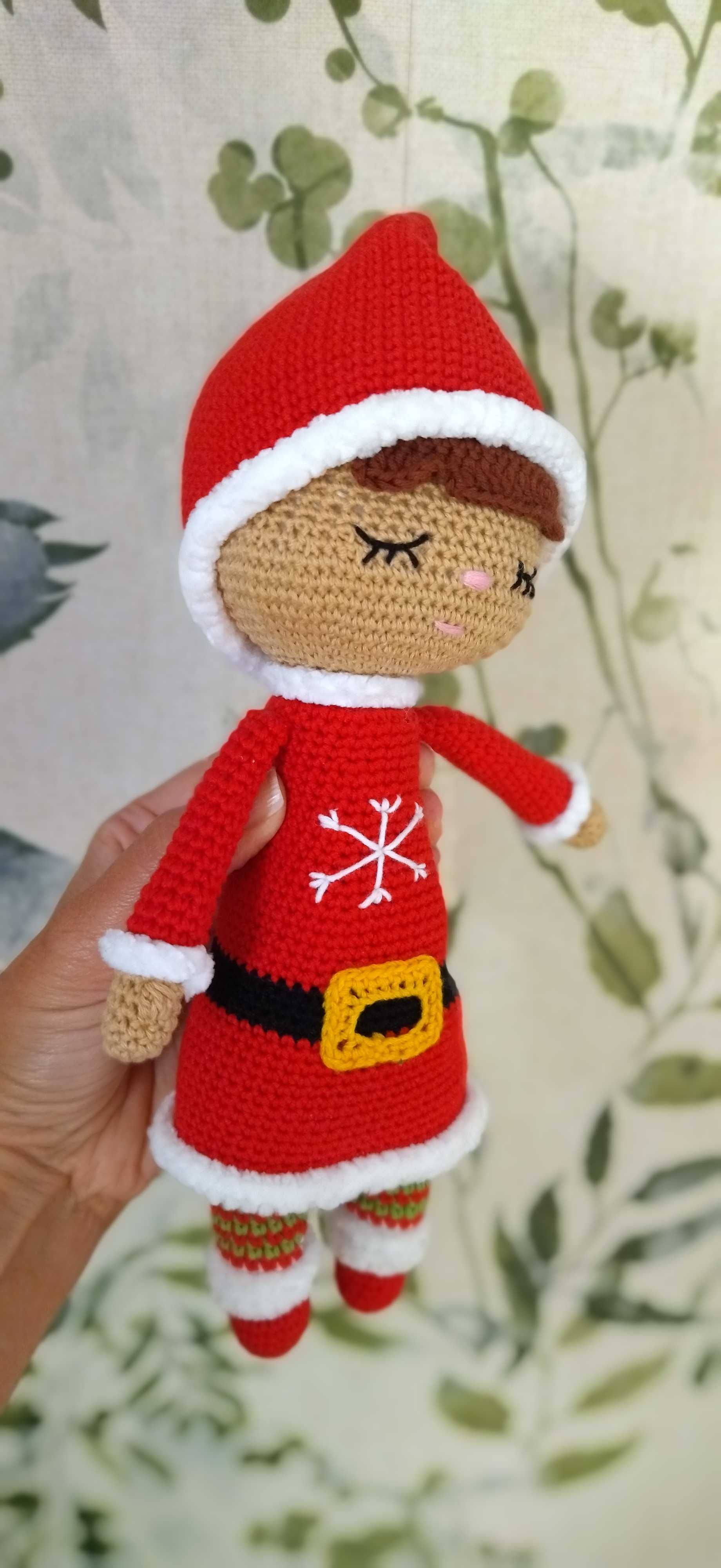 Natal - Menina Natal amigurumi