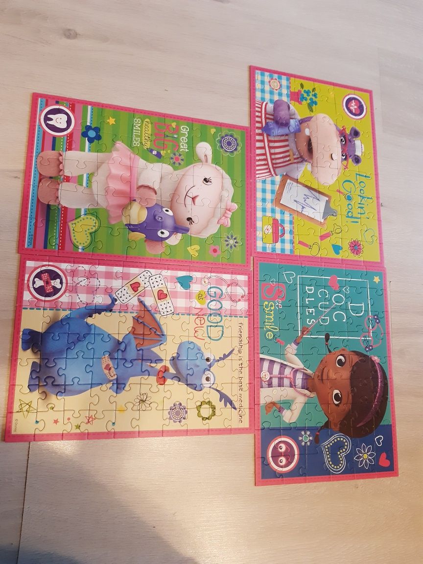 puzzle dr Dosia Świnka Peppa