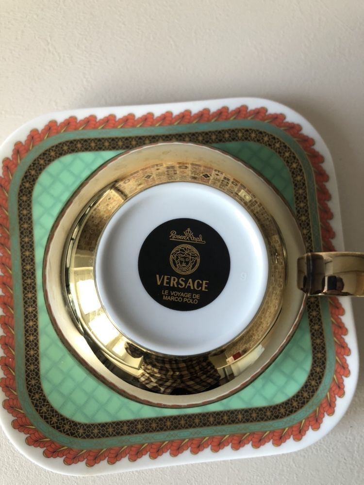 Чашка і блюдце Versace