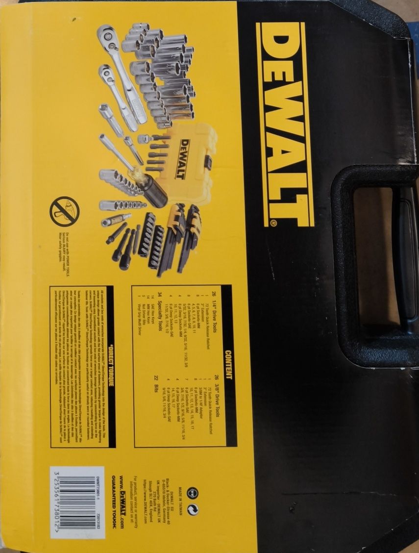 DeWALT DWMT73801-1 Zestaw narzędzi 108 el.