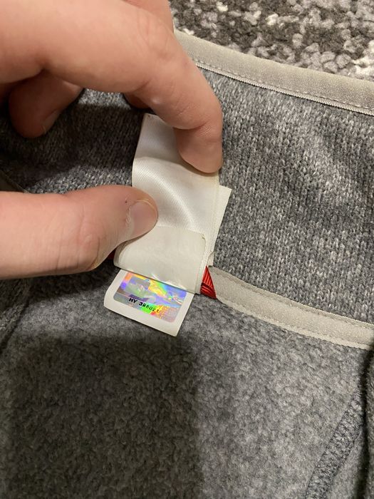 Флиска овершот The North Face М-Л розмір сірого кольору