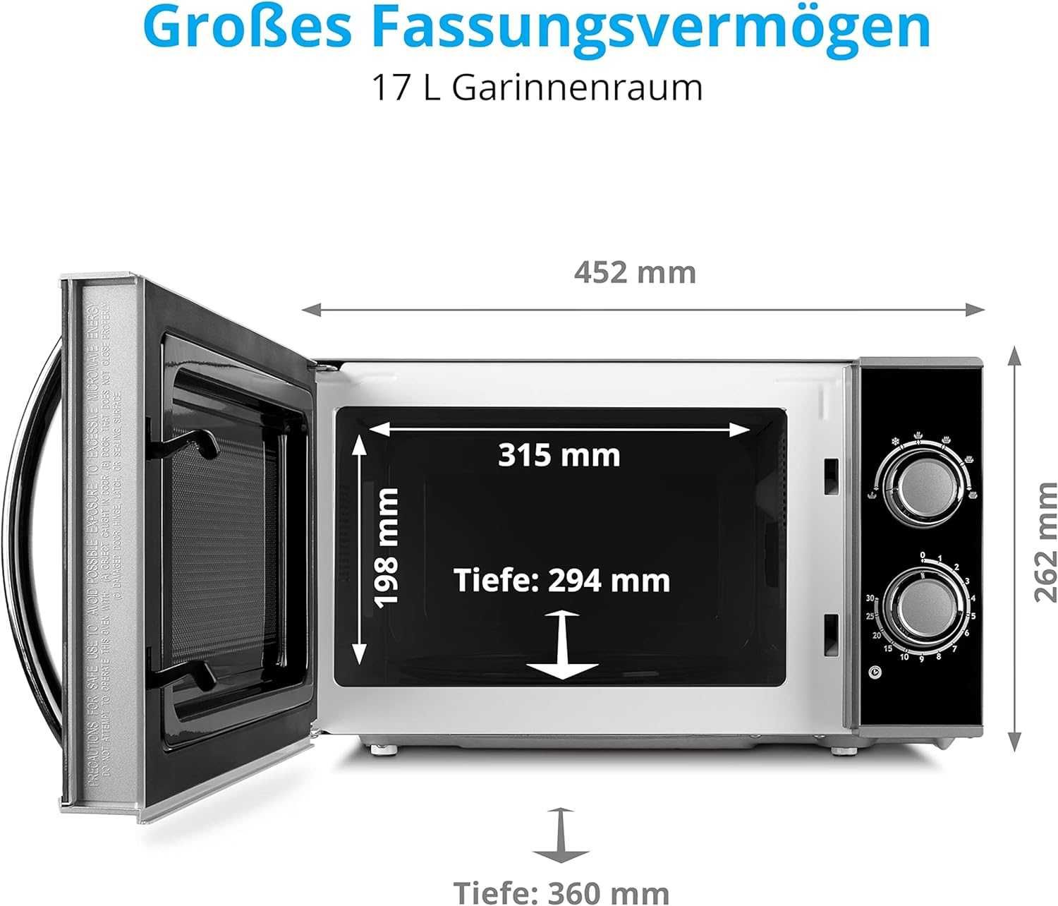 Mikrofalówka Medion  MD15644 kuchenka mikrofalowa 700 W poj. 17 l