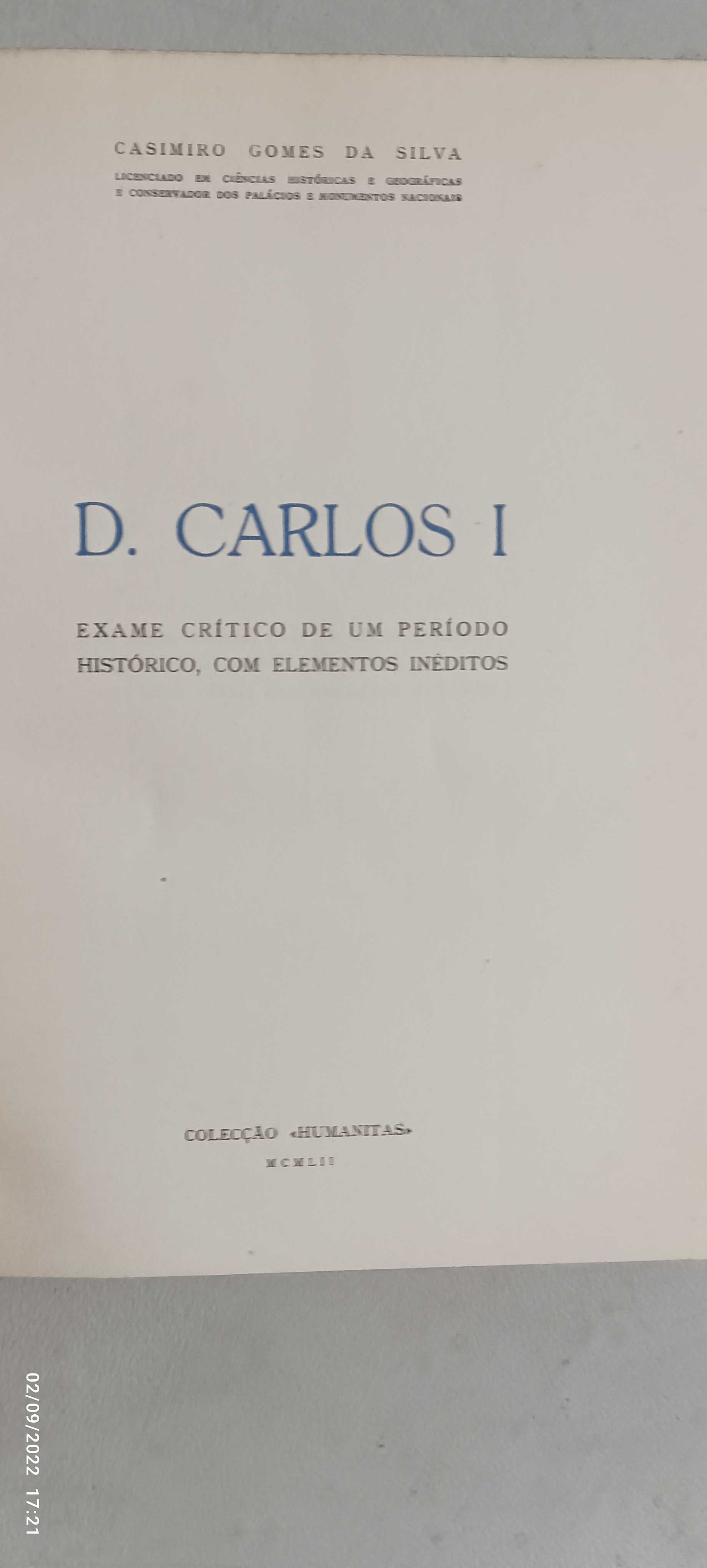 Livro PA-4 - Casimiro Gomes Da Silva - D. Carlos 1