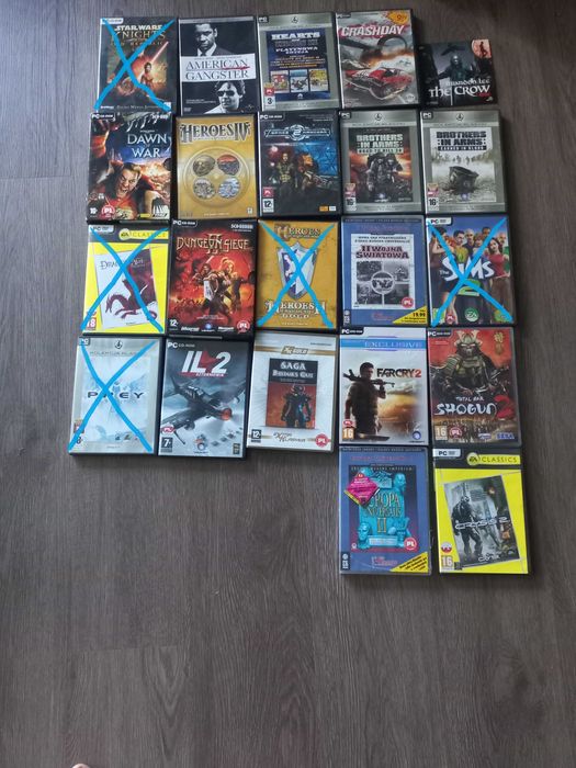Total War Shogun2, FarCry2, HeroesIV,Warhammer 40,000 Dawn of War,inne