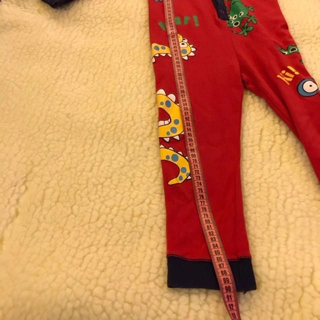 Слип пижама пижамка с драконами монстриками на 4-6 лет