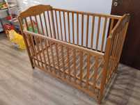 Cama bebe madeira com colchão
