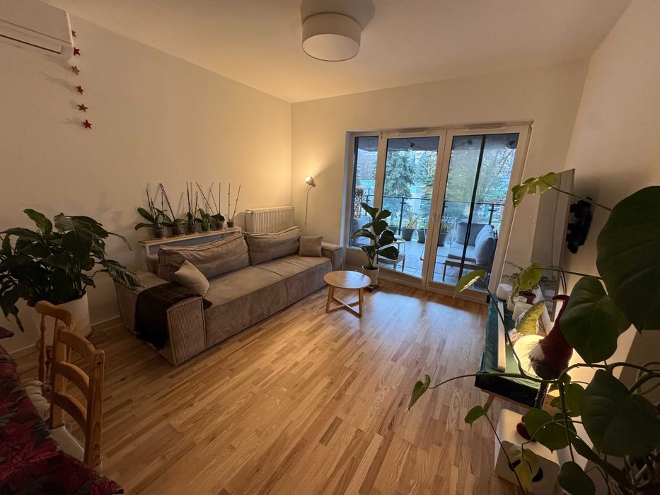 Trzypokojowe mieszkanie z tarasem w spokojnej dzielnicy blisko centrum