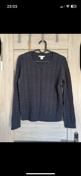 Sweater granatowy H&M