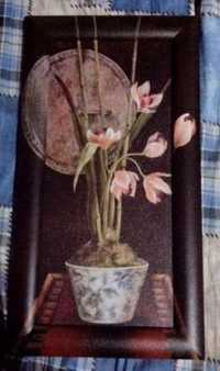 Картина вазон с цветами