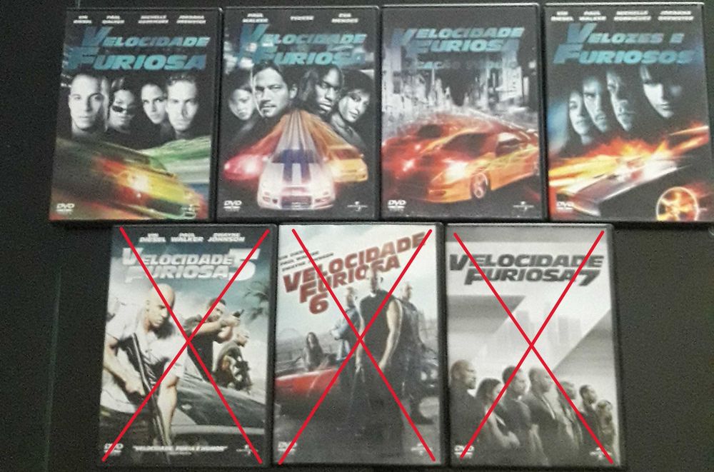 DVD's - Vários - como novos