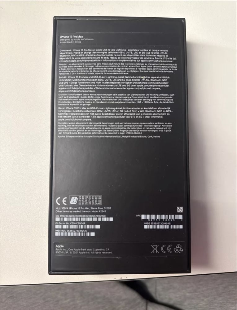 Iphone 13 pro max 512gb