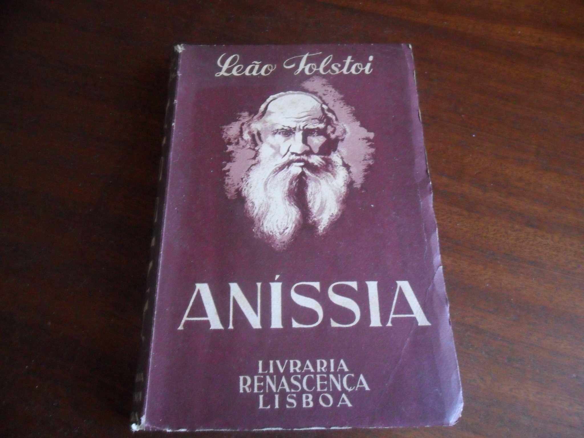 "Aníssia" de Leão Tolstoi - 1ª Edição s/d