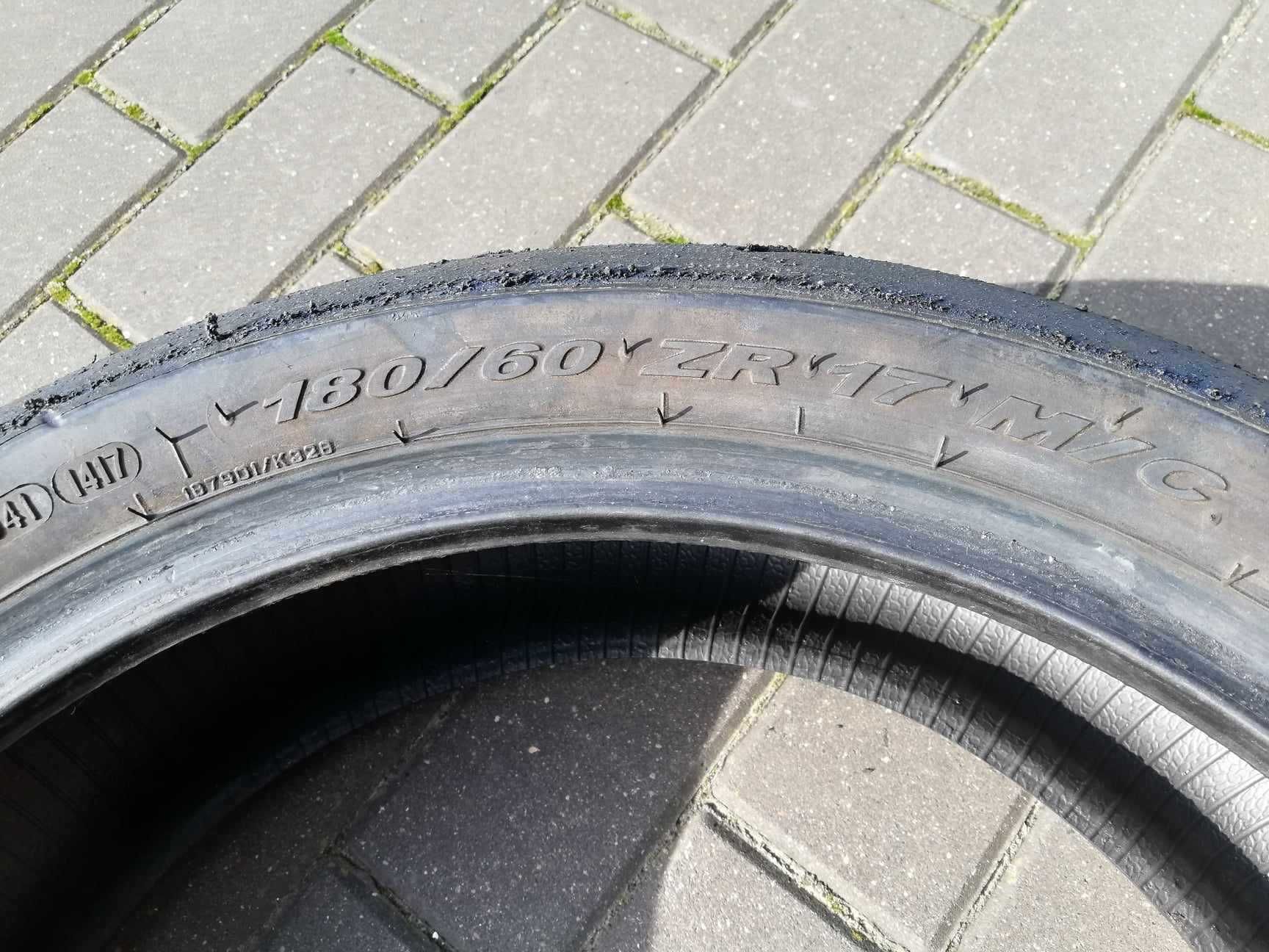 Opona SUPERCORSA 180/60-17 SC1 / D213, slick, SUPERBIKE KR-108 tor