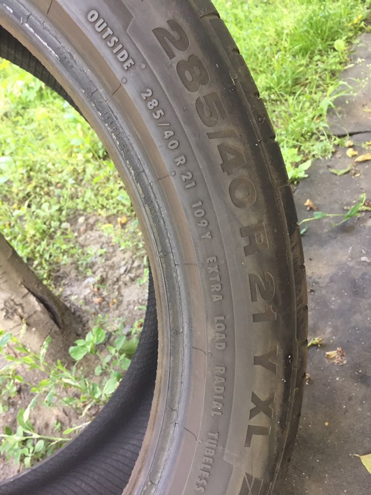 Резина CONTINENTAL 285/40 R21