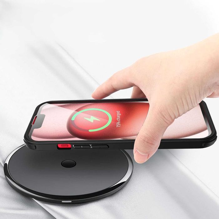DOSNTO Dwustronne przezroczyste etui do iPhone 15 Plus (6,7")