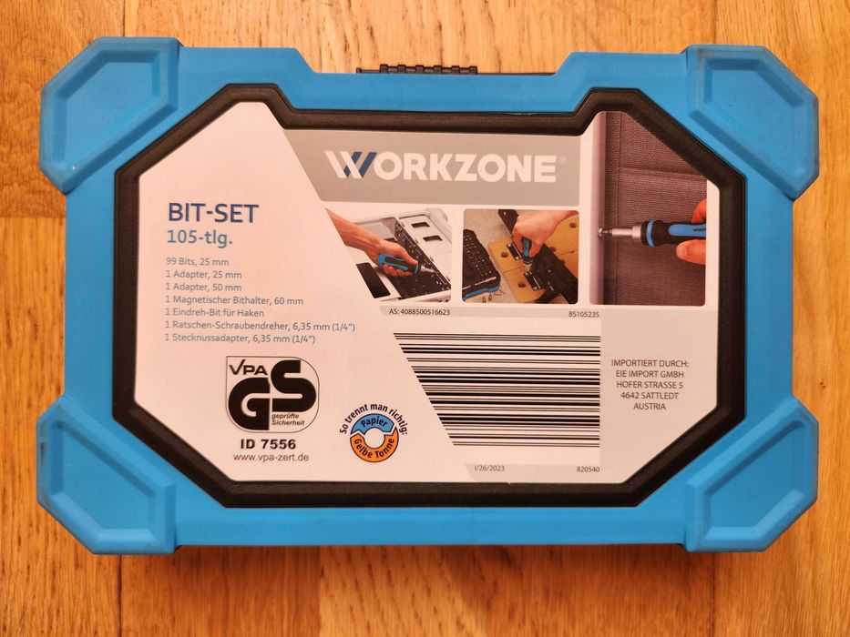 Набір біт Workzone 105 пр