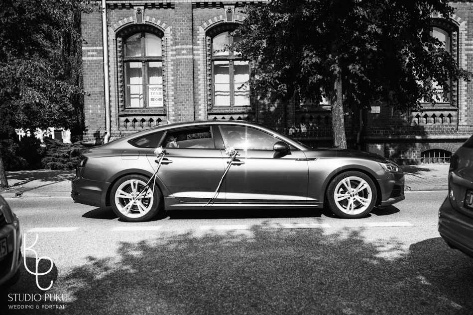 Auto samochód do ślubu Audi A5 Sportback