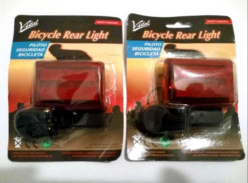 2 Luzes Traseiras para Bicicleta