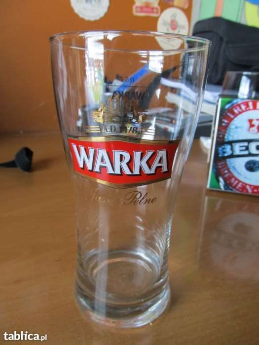 Warka - 5x szklanka 1x kufel