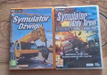 2 gry symulator Dźwigu i jazdy ciężarówka