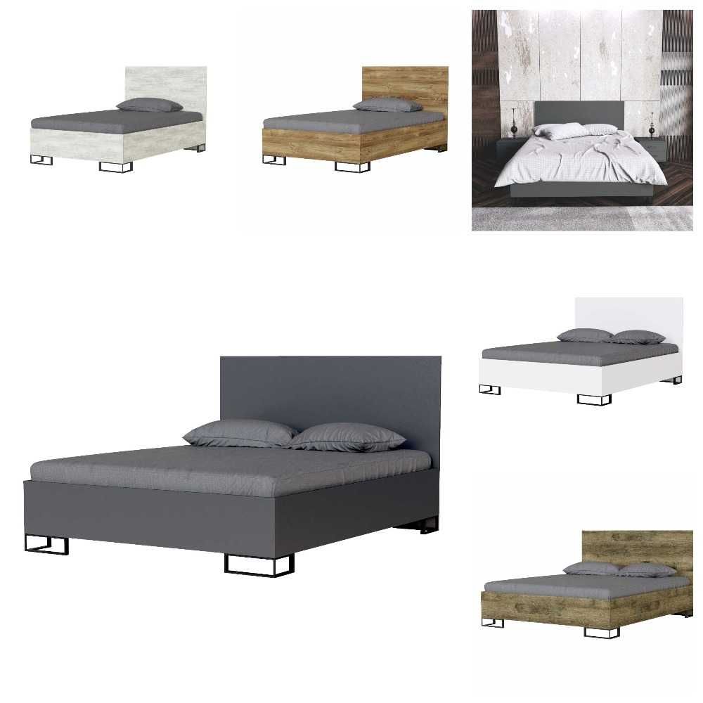 Кровать Ascet для спальни в стиле Лофт Ліжко 120х200, 140х200, 160х200