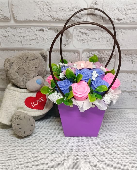 Букет з мила ручної роботи