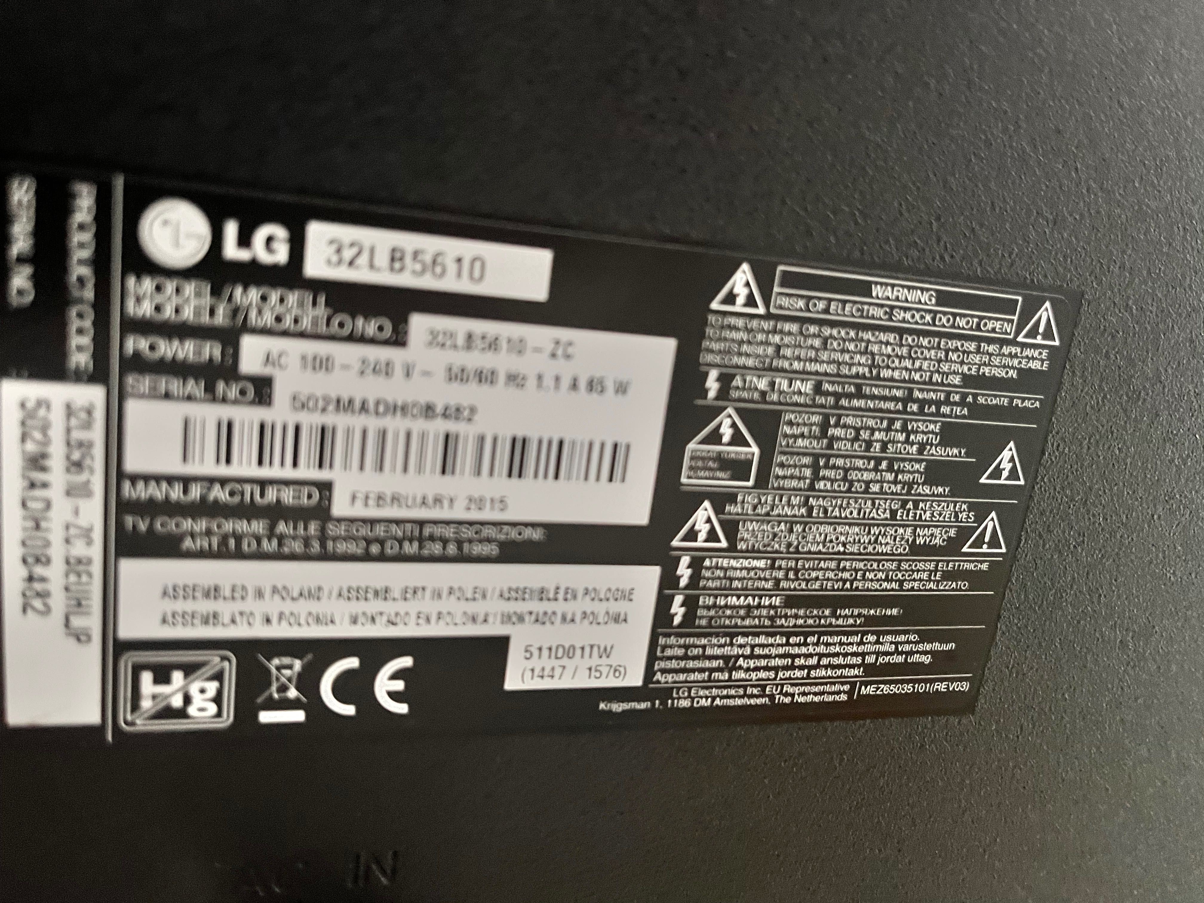 Telewizor Lg 32 całe