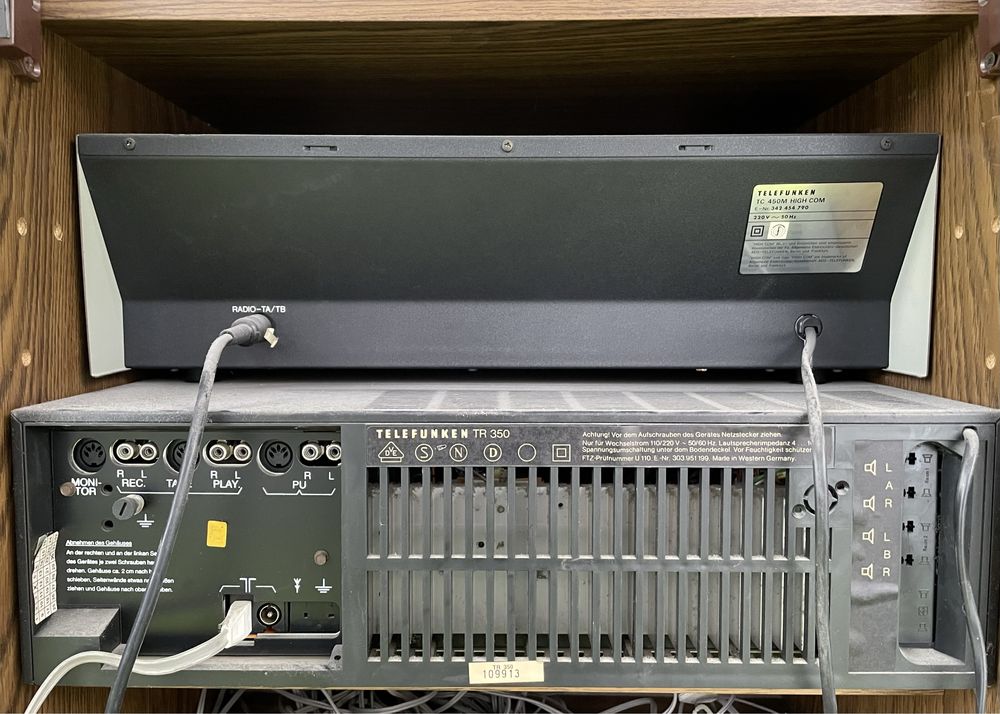 Telefunken TR 350/ TC 450M HI-FI Stereo Wieża - Made in Germany