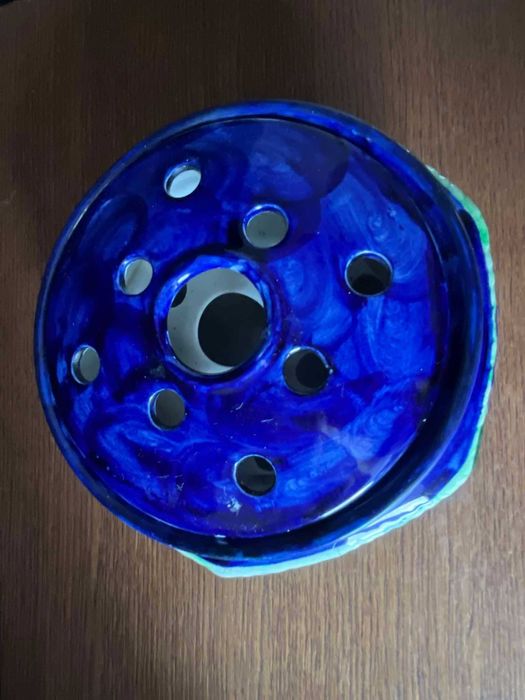 Porcelanowa waza ikebana bomboniera sygnowana Ringtons Bratki