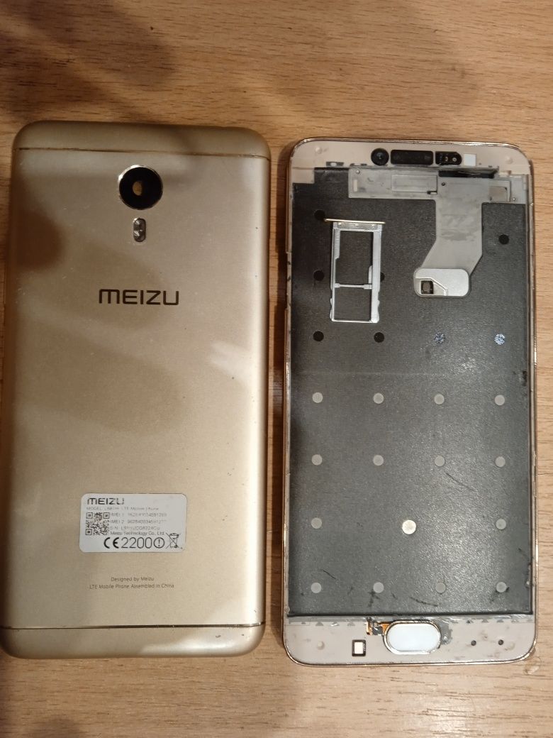 MEIZU m5 note L681H на запчасти или восстановление.