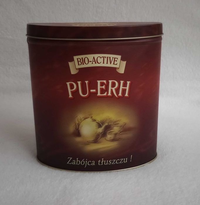 Pojemnik puszka na herbatę PU-ERH czerwona herbata Big Active Bio