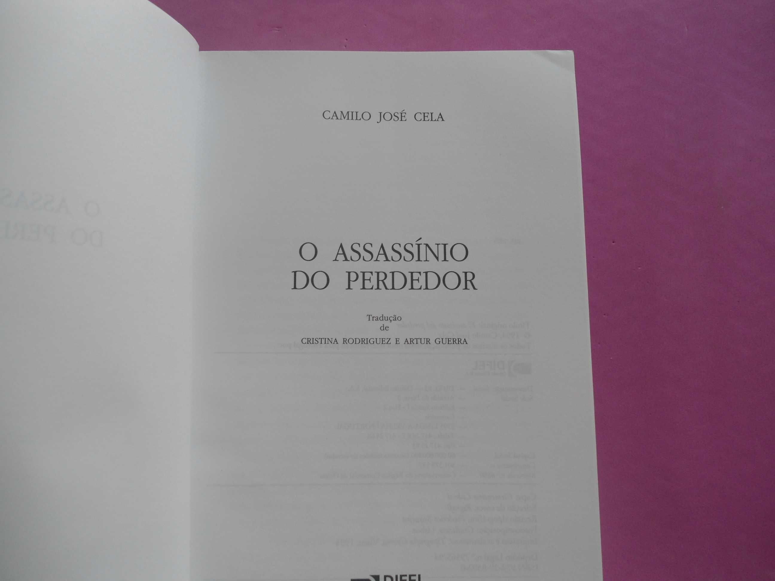 O Assassínio do Perdedor de Camilo José Cela