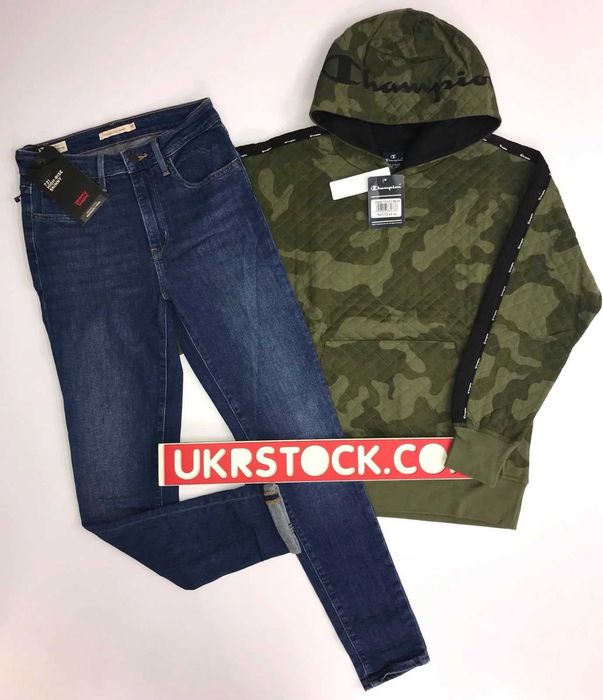 Стоковий жіночий одяг Levis, Just Hype, Champion, Tommy Hilfiger Na-kd