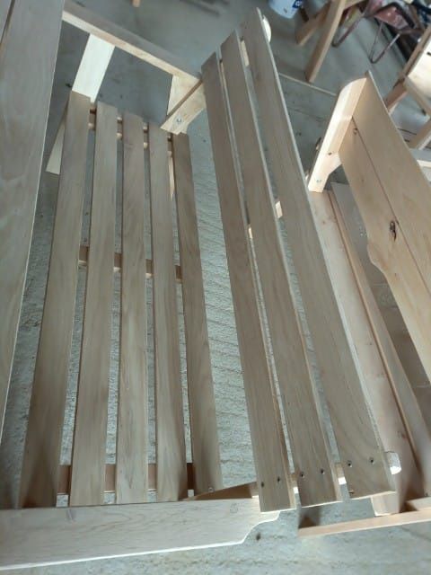 Dębowy komplet mebli ogrodowych