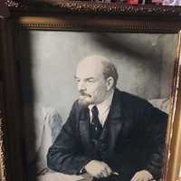 Портрет Леніна на полотні