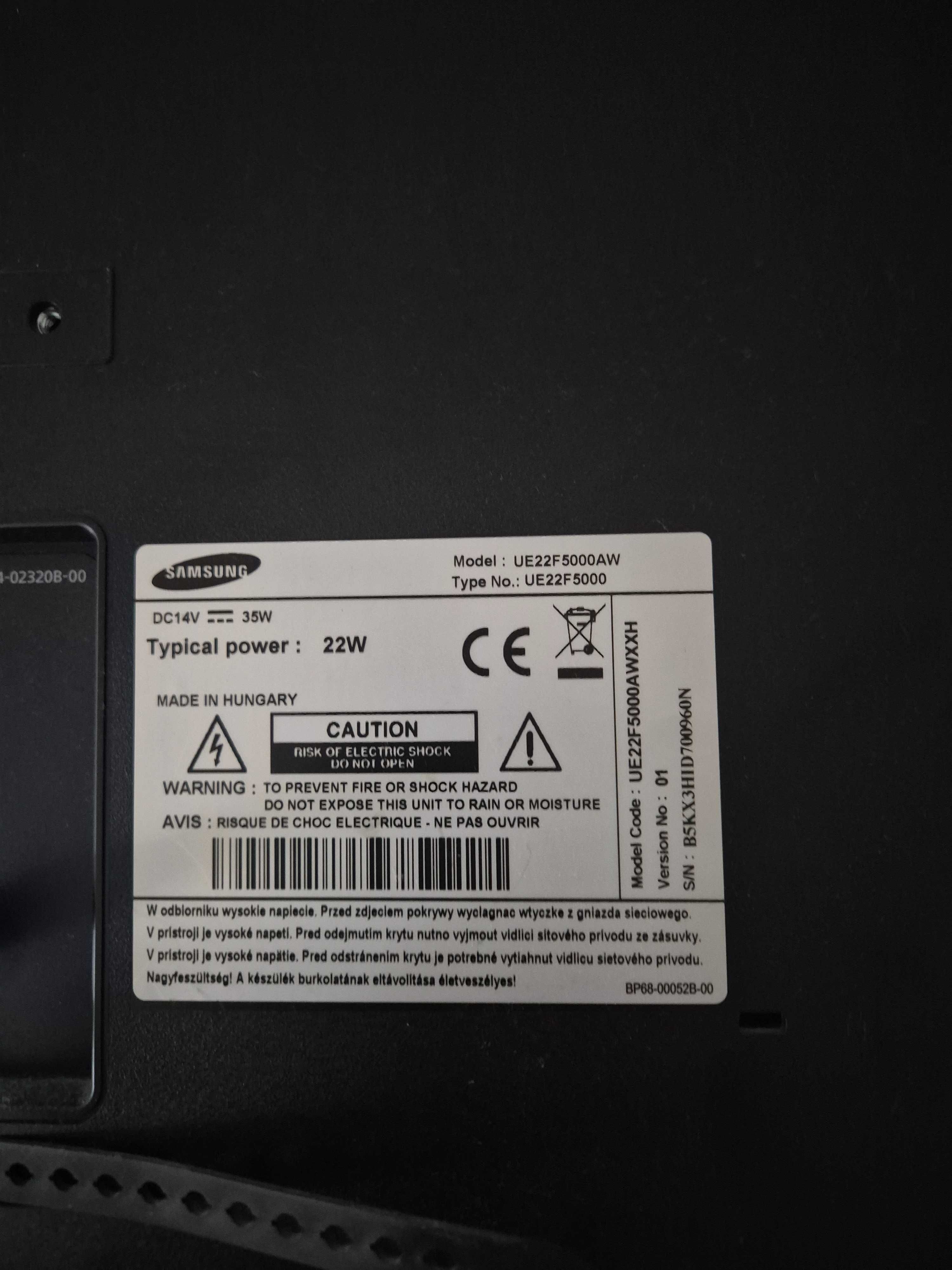 Telewizor z funkcją monitora 22 cale samsung