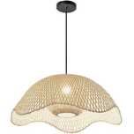 LAMPA WISZĄCA SUFITOWA bambusowa wiklina boho 50cm APP1633