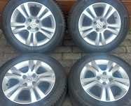 4 oryginalne alufelgi OPEL  4x100 , 15 cali