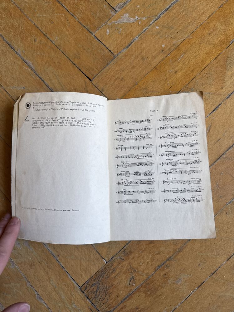 Chopin Walce nuty