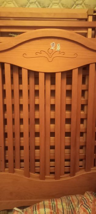 Berço Bebé grades madeira