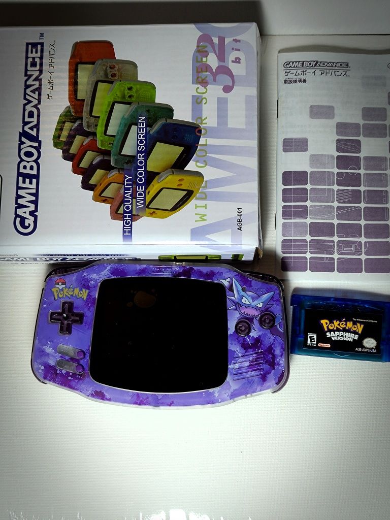 Game boy  advance Pokémon ze wzmacniaczem audio i membranami